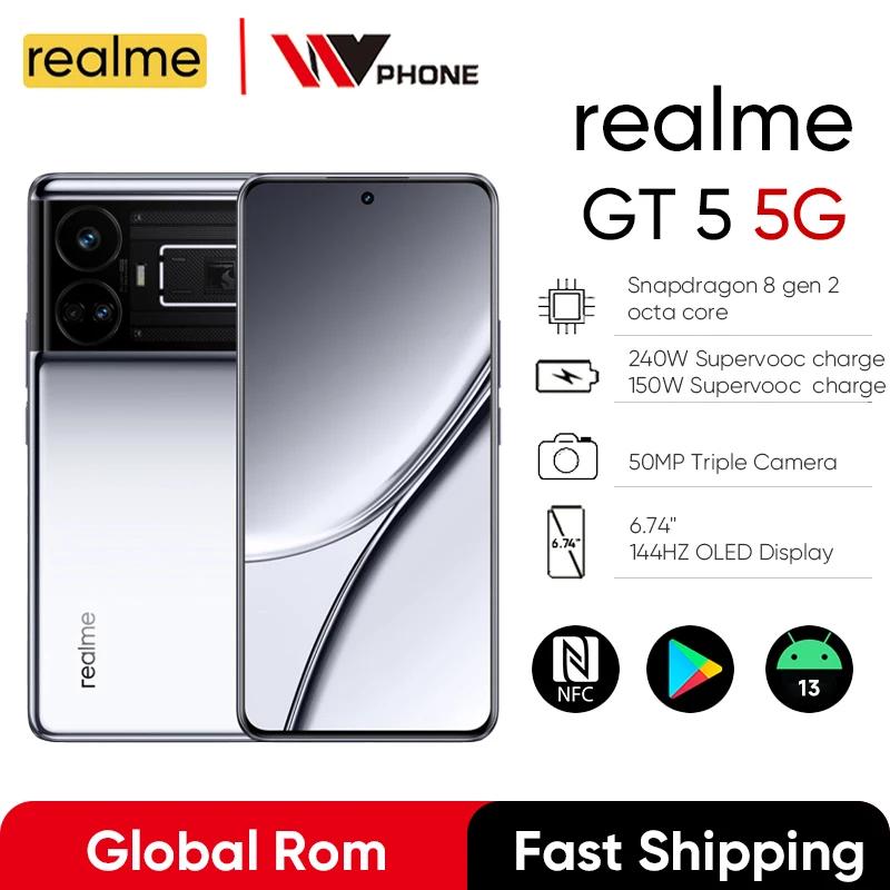 Realme ۷ι ROM Realme GT 5 5G, Snapdragon 8 Gen 2, 50MP, 6.74 ġ, 144Hz, OLED, GPS, NFC, ۷ι ROM, Realme GT5, ִ 24G